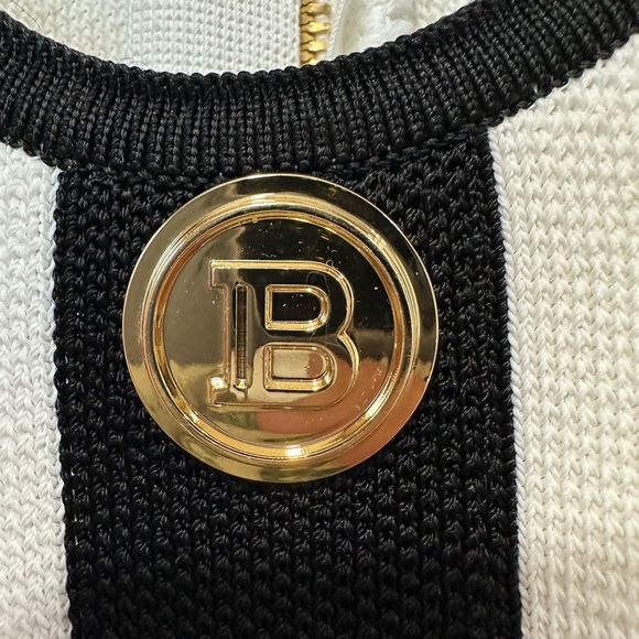 BALMAIN authentic two toned knit mini dress! - Picture 6 of 11